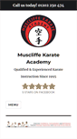 Mobile Screenshot of muscliffekarate.com